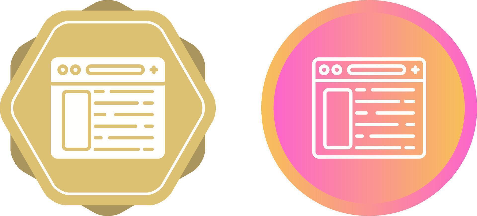 Browser Vector Icon