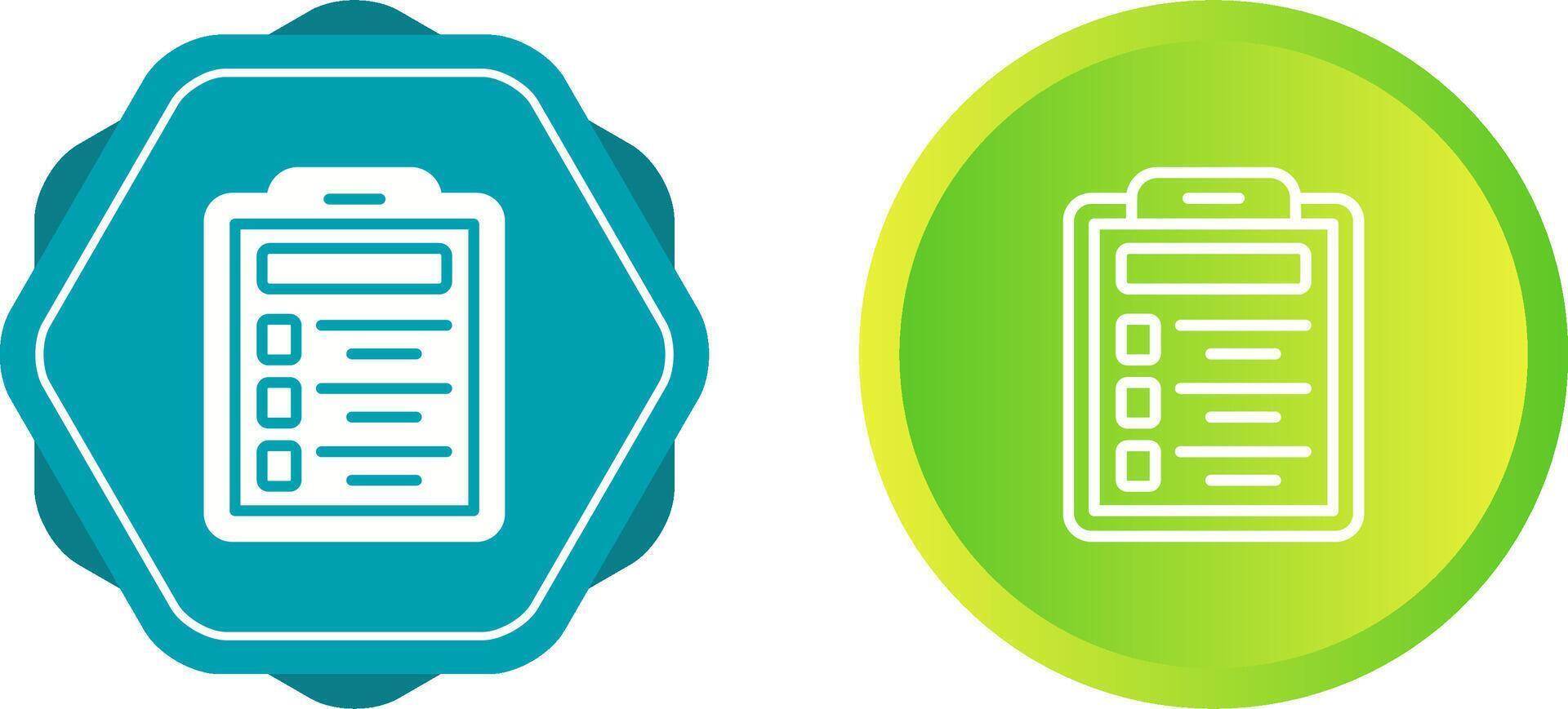 Clipboard Vector Icon