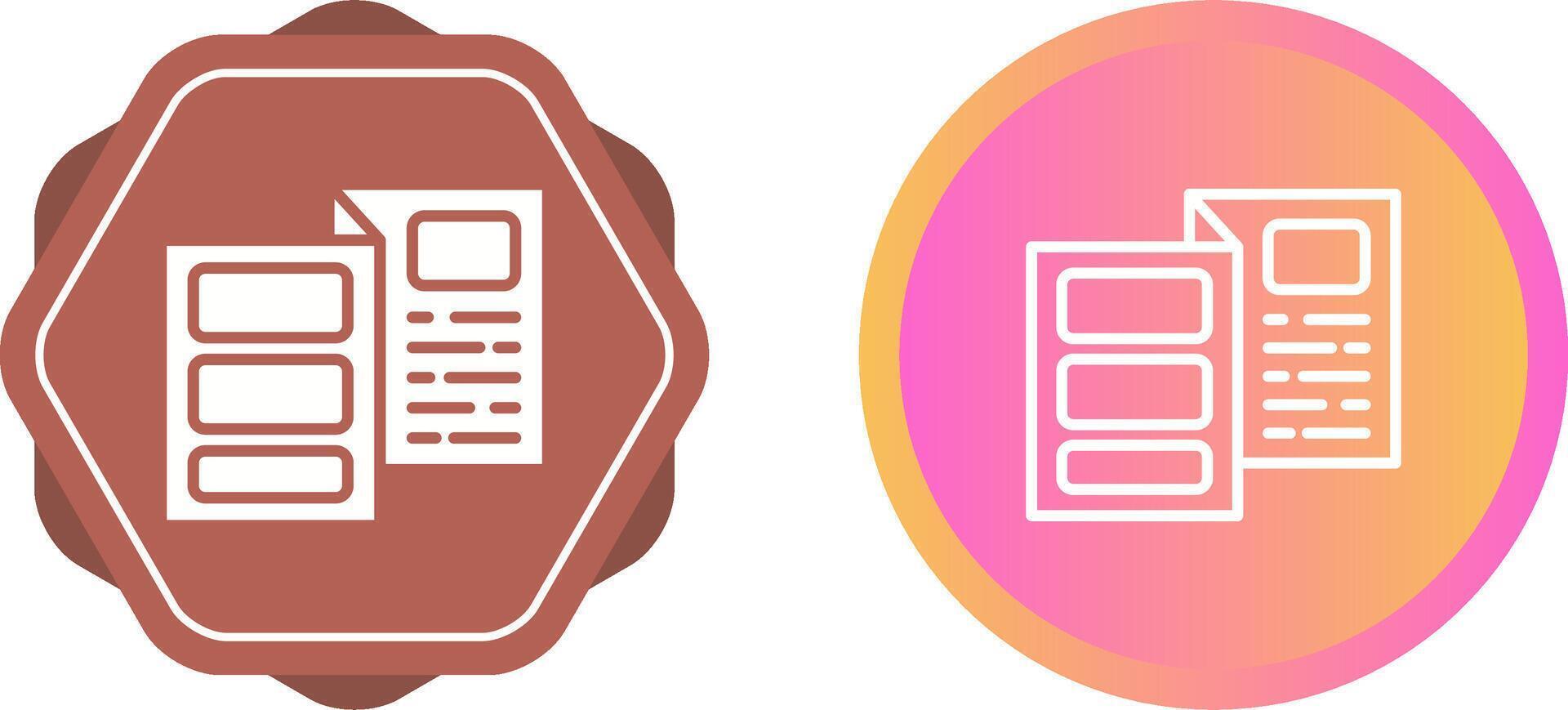 Brochure Vector Icon