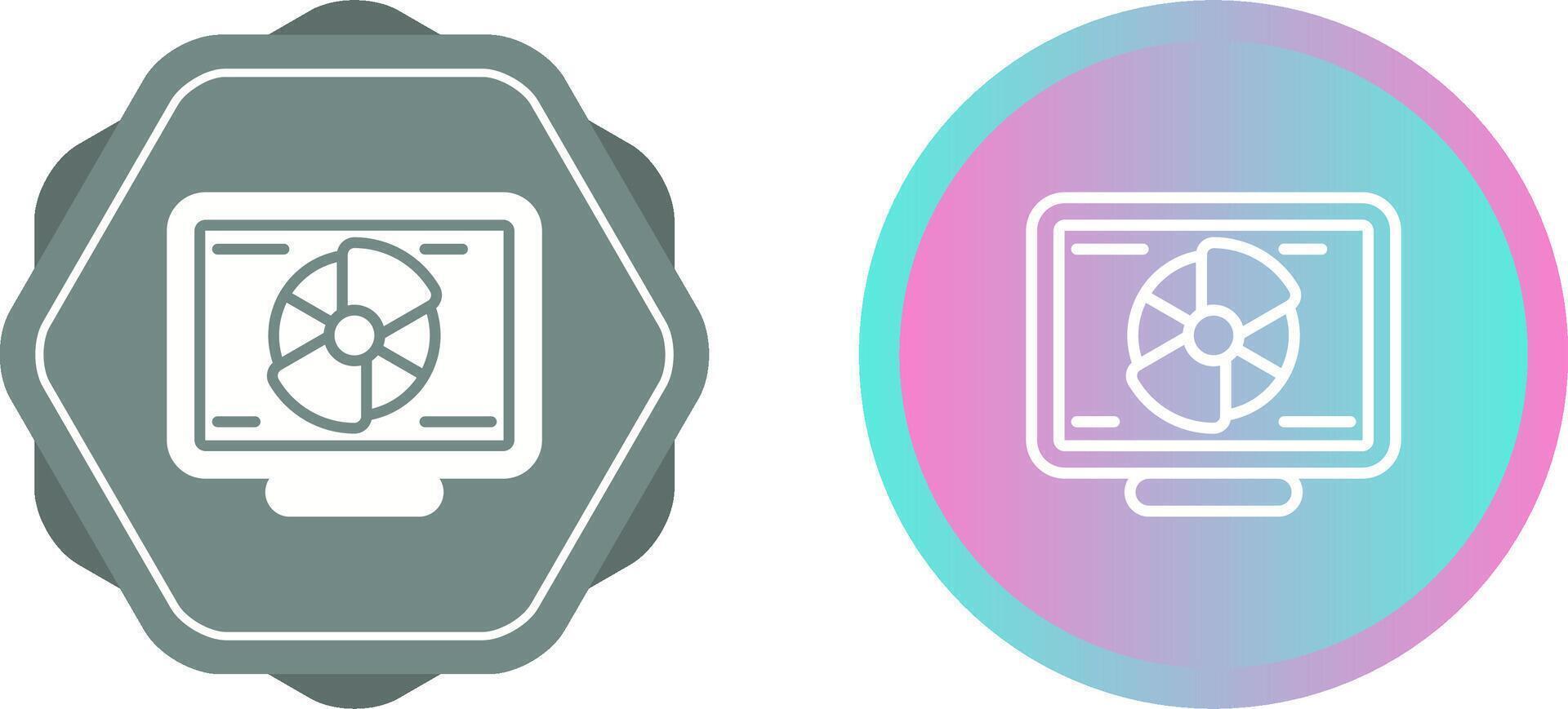 Color Wheel Vector Icon