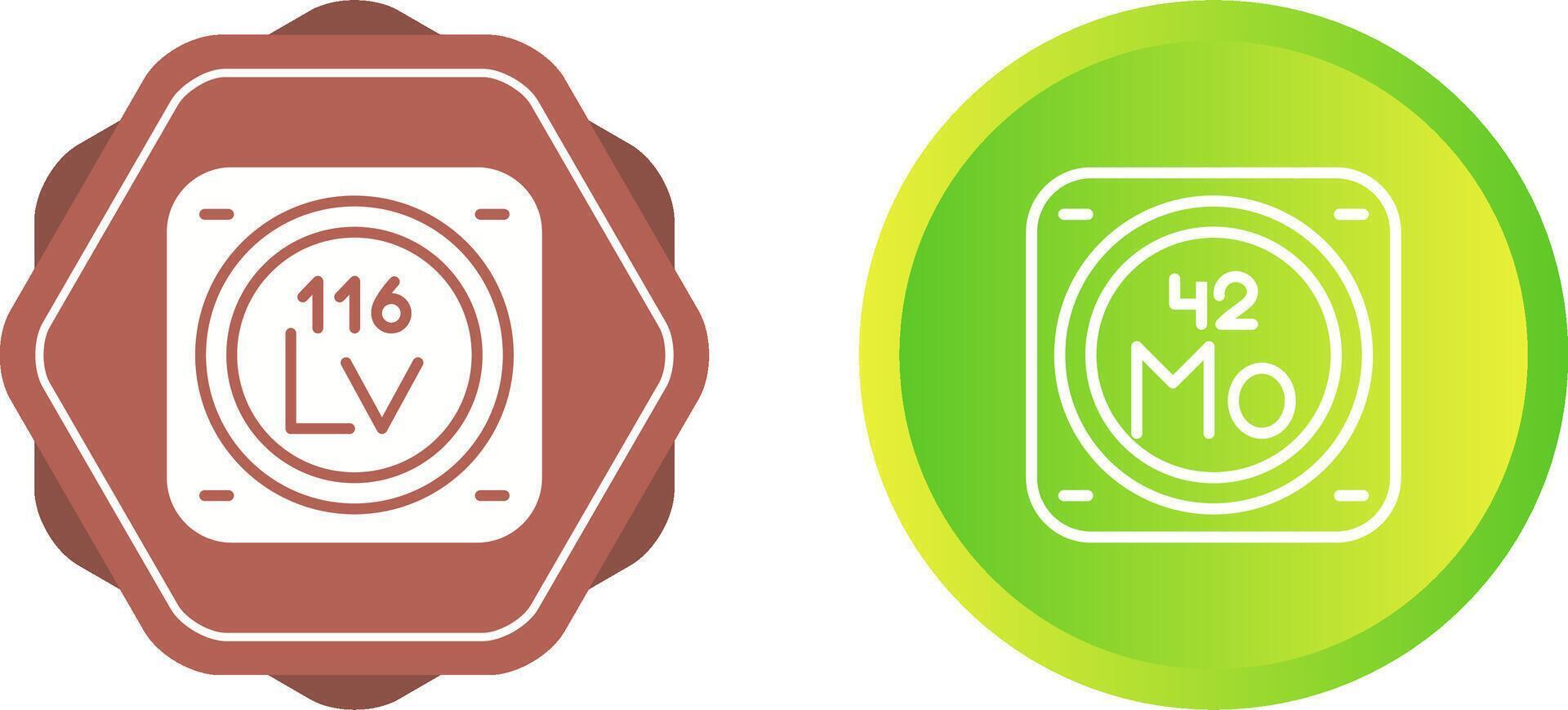 Unique Two Icons Set vector