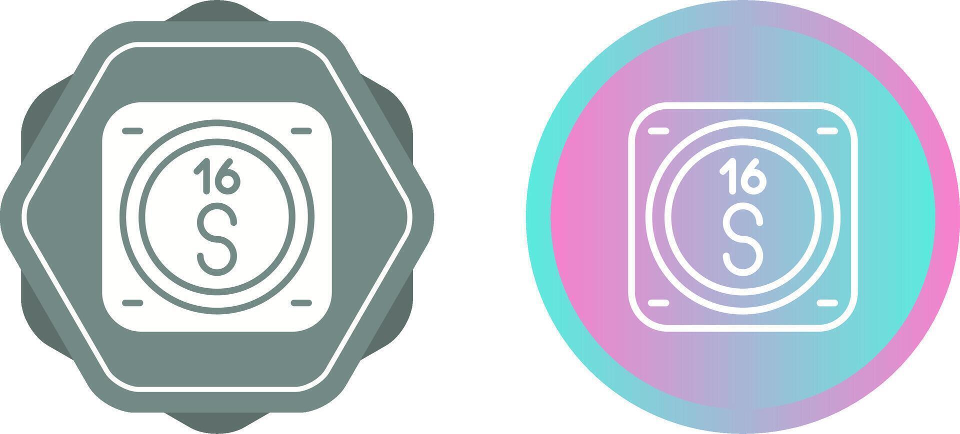 Unique Two Icons Set vector