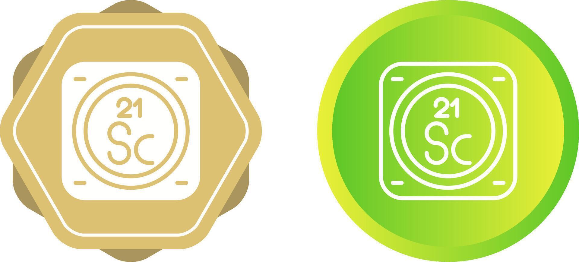 Unique Two Icons Set vector