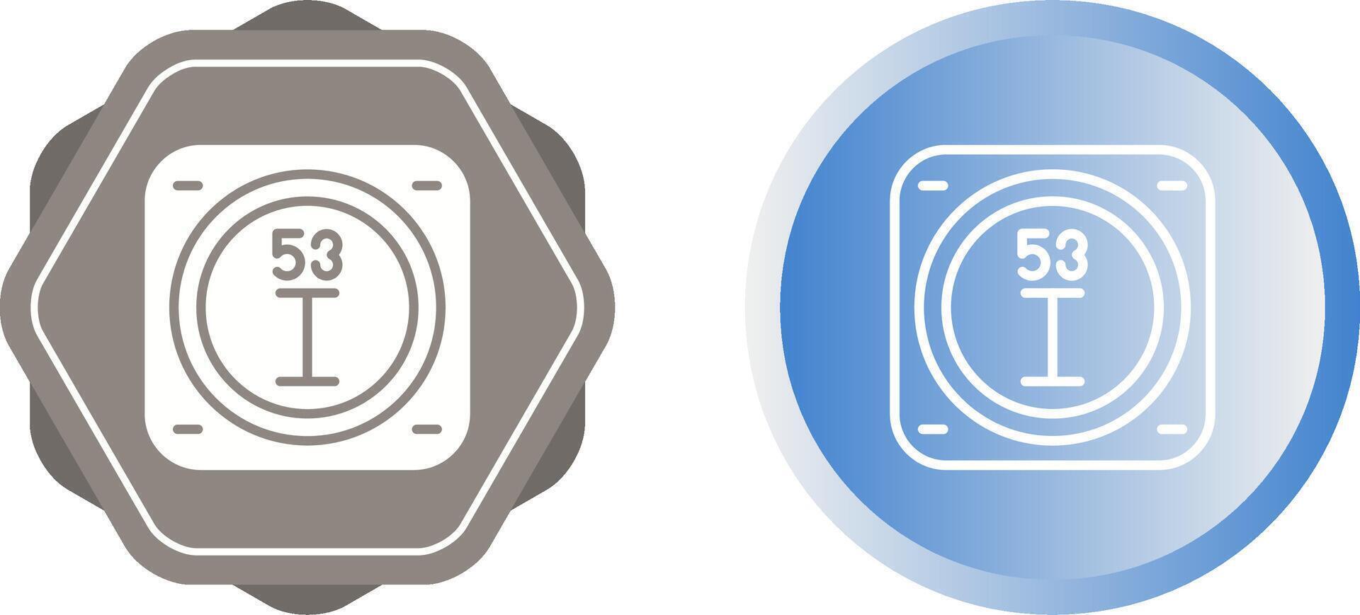 Unique Two Icons Set vector