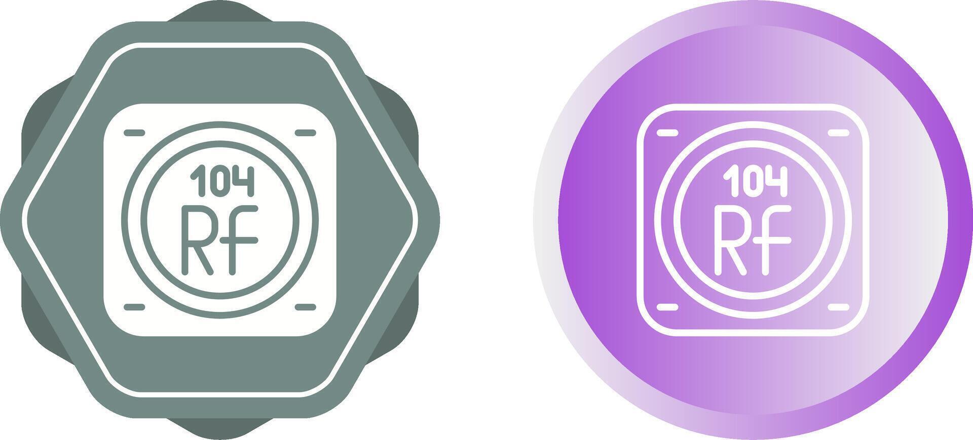 Unique Two Icons Set vector