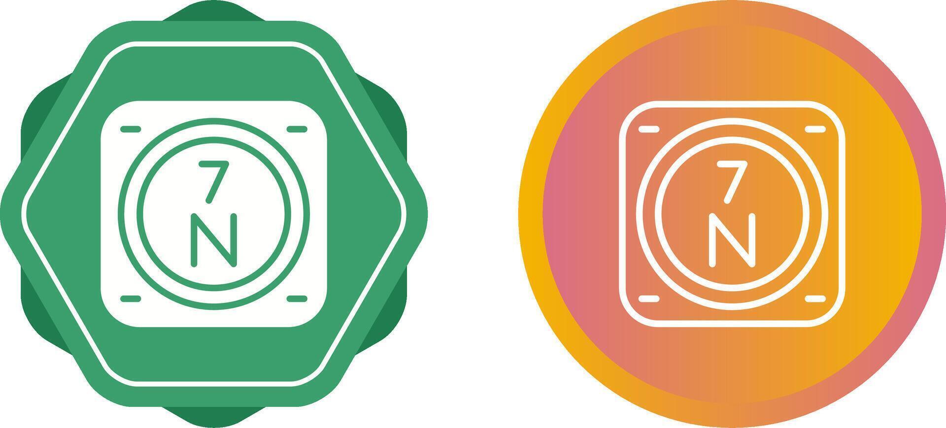 Unique Two Icons Set vector