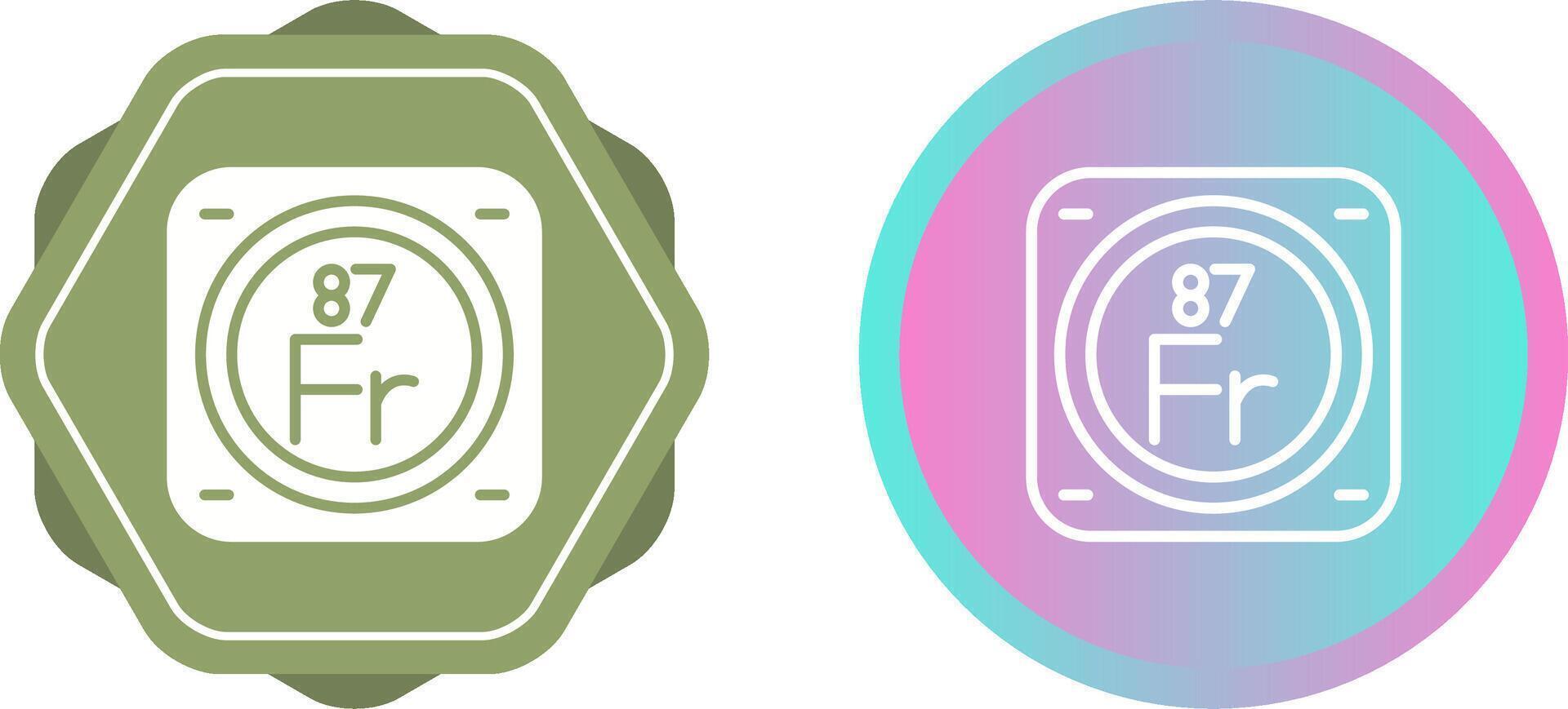 Unique Two Icons Set vector