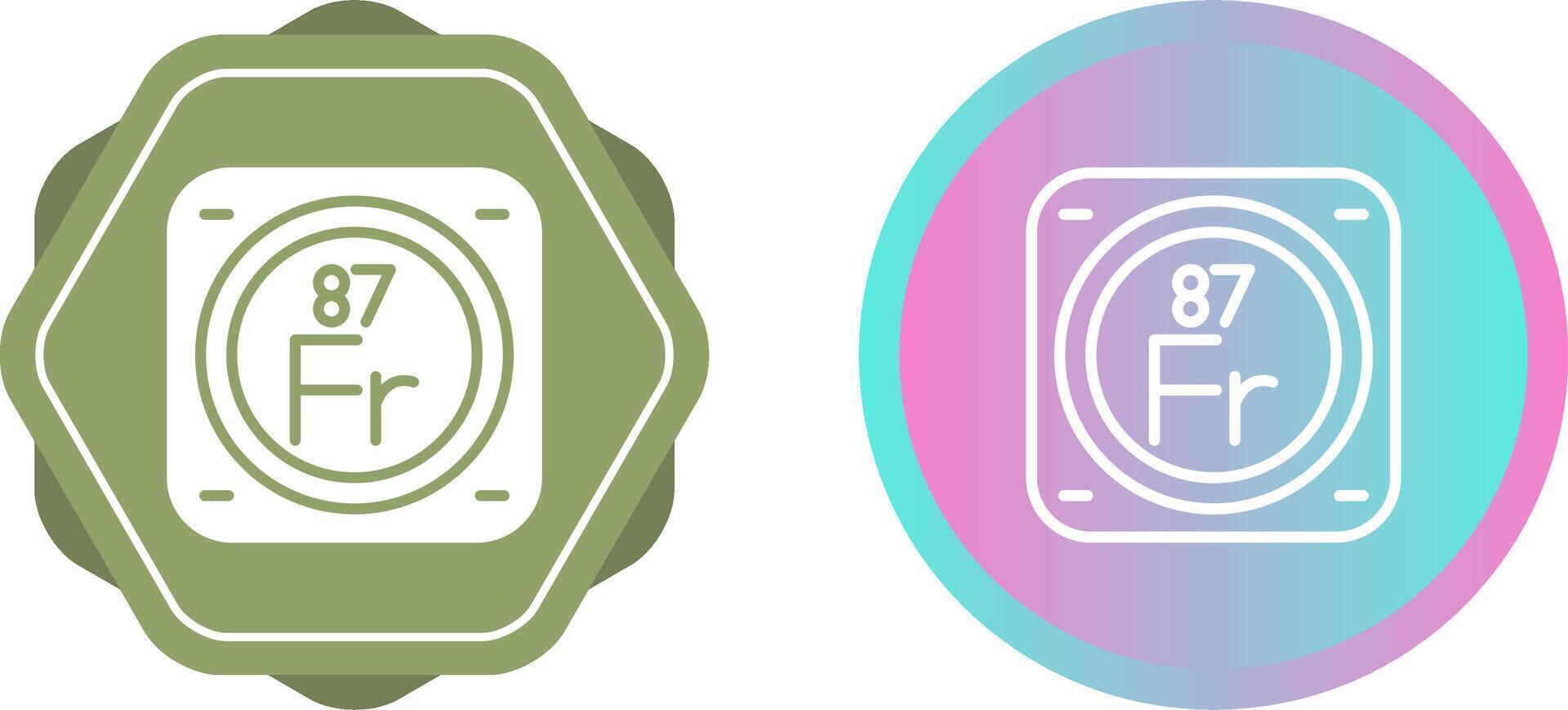 Unique Two Icons Set vector