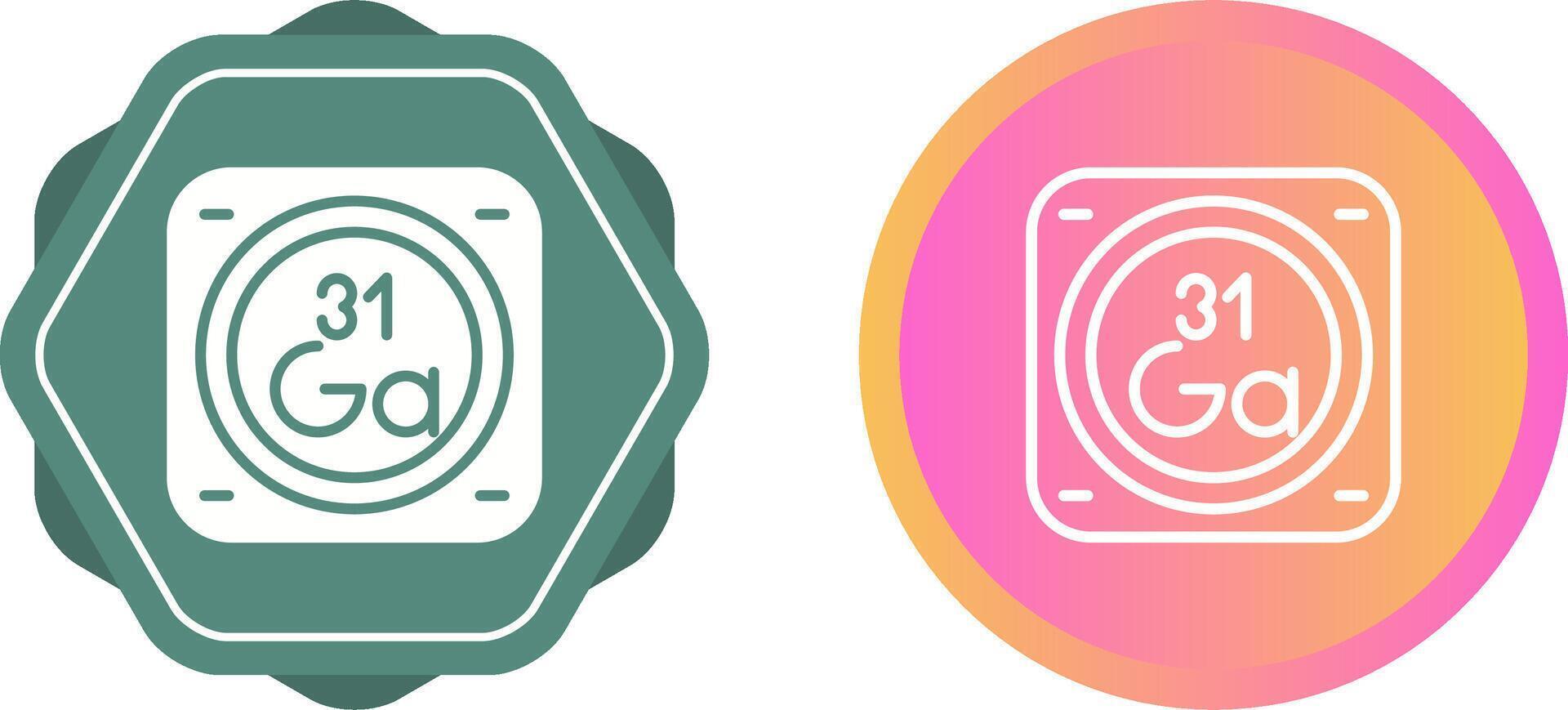 Unique Two Icons Set vector