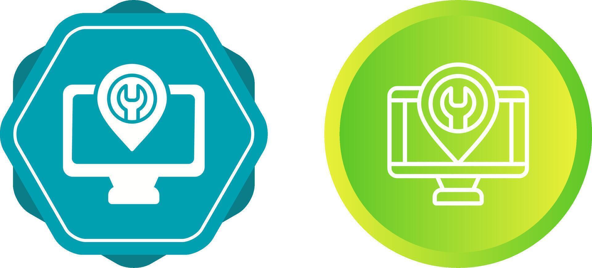 Computer Vector Icon