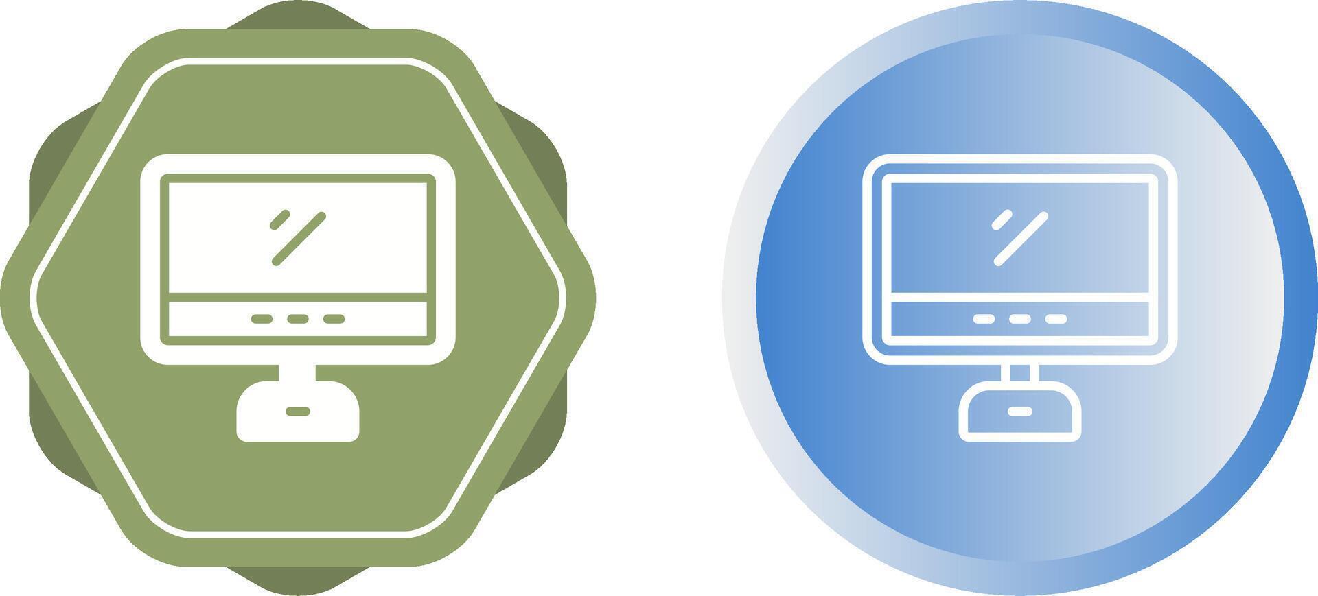 Desktop Vector Icon