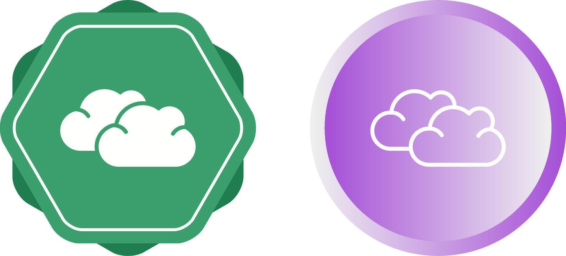 icono de vector de nube