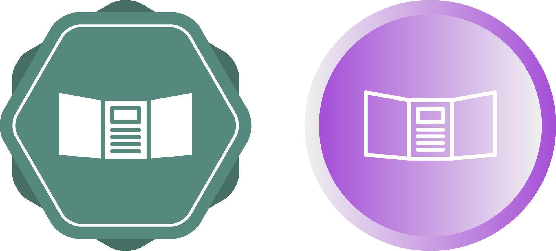 Triptych Vector Icon