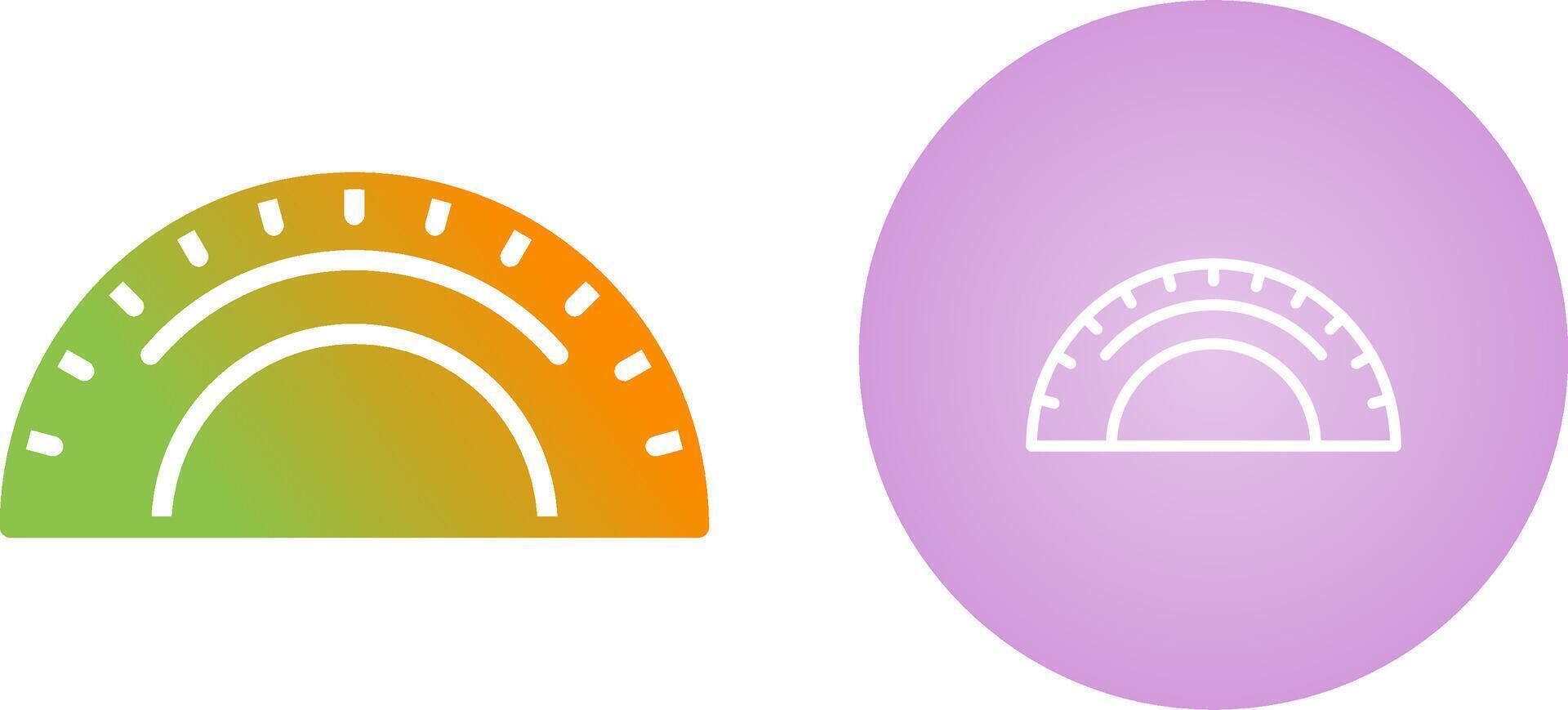 Protractor Vector Icon