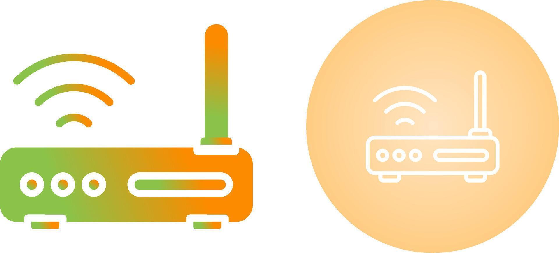 Wi-Fi Router Vector Icon