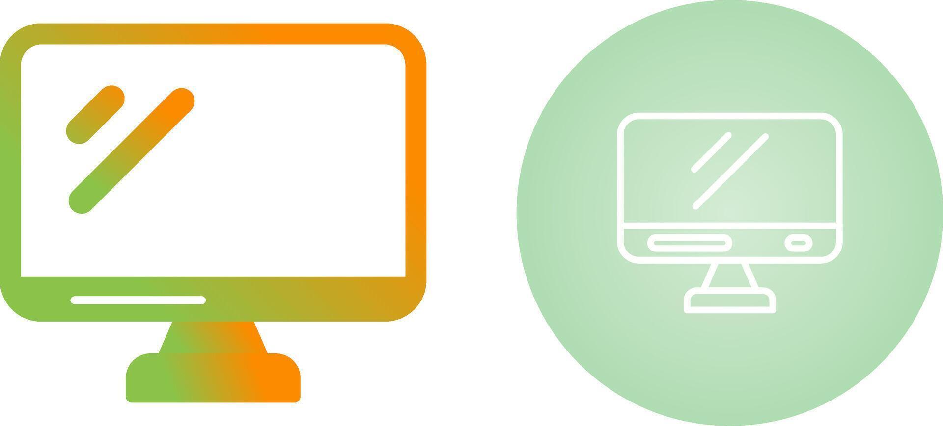 Monitor Vector Icon