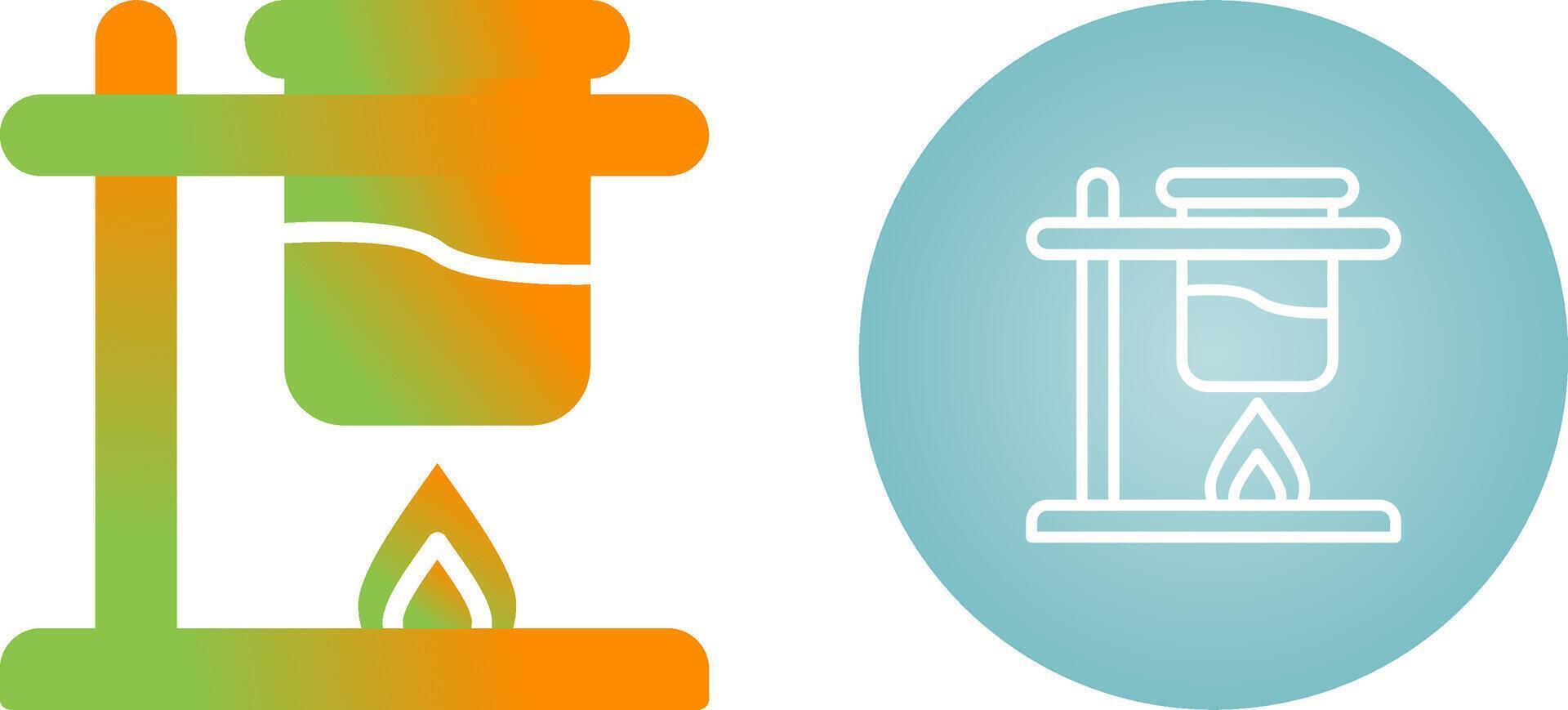 Bunsen Burner Vector Icon
