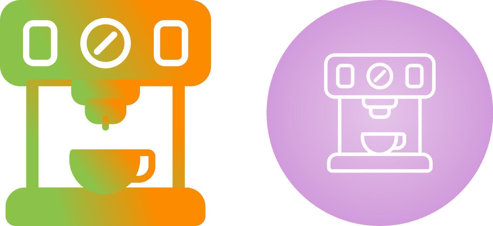 Coffee Maker with Wi-Fi Vector Icon