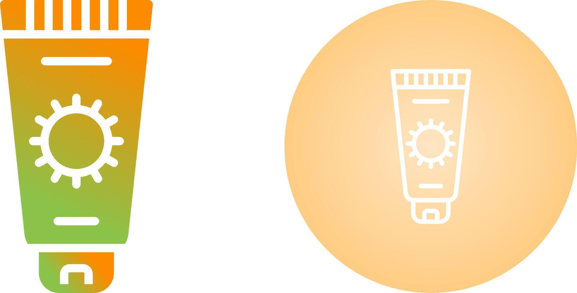 Sunscreen Vector Icon