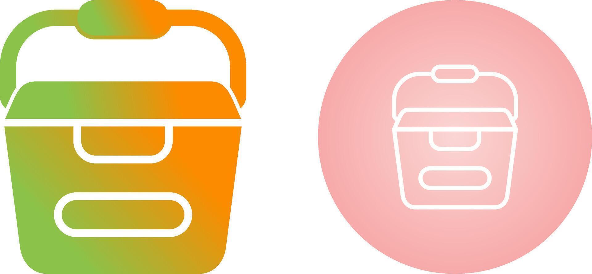 Portable water container Vector Icon