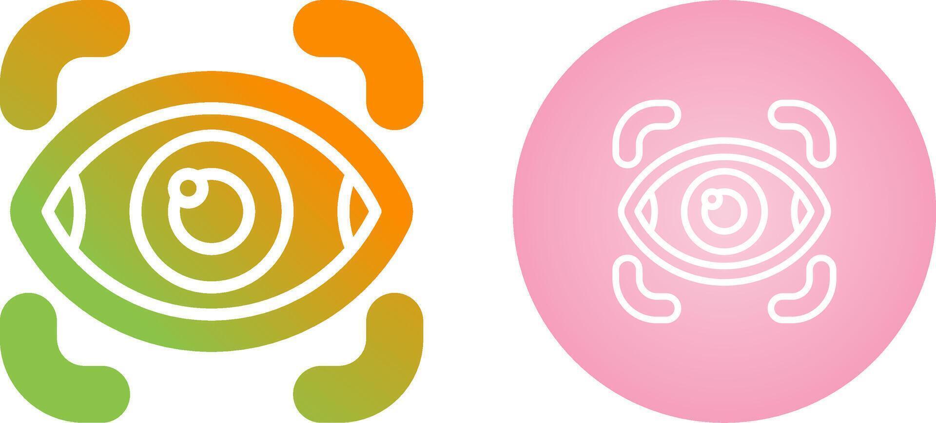 Retinal Scanner Vector Icon