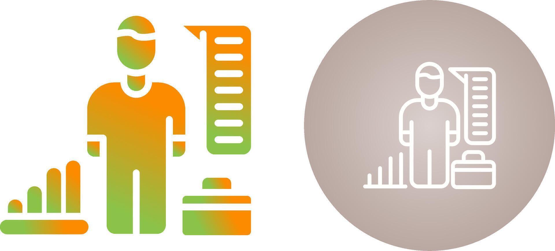 HR Analytics Vector Icon
