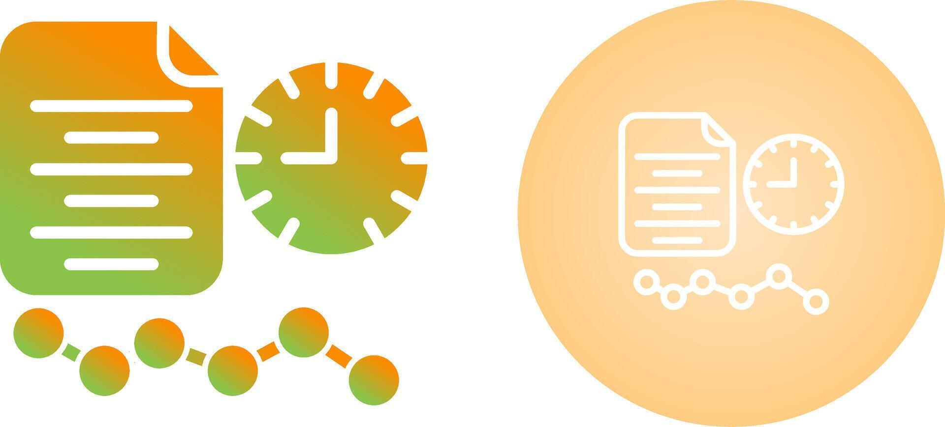 Time Series Analysis Vector Icon