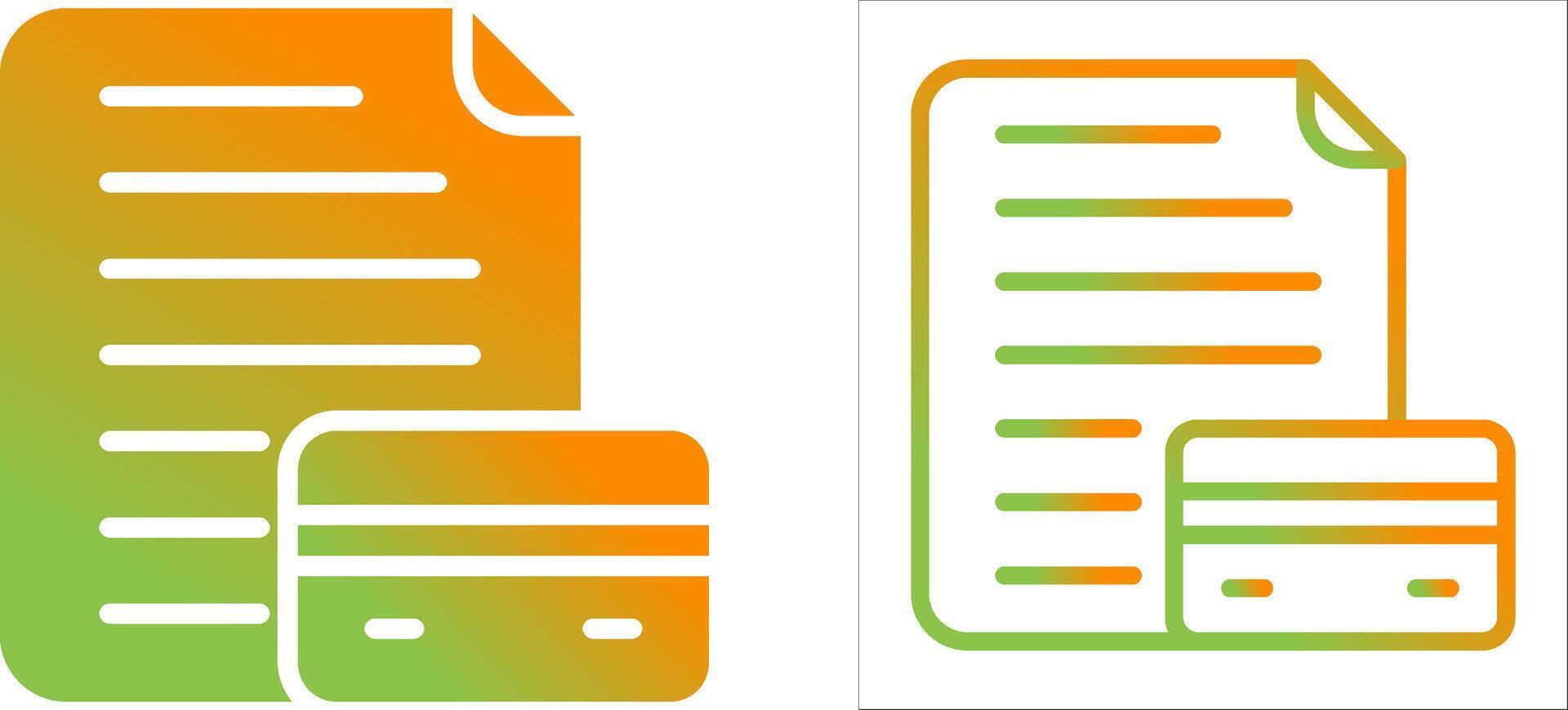 Credit Report Vector Icon