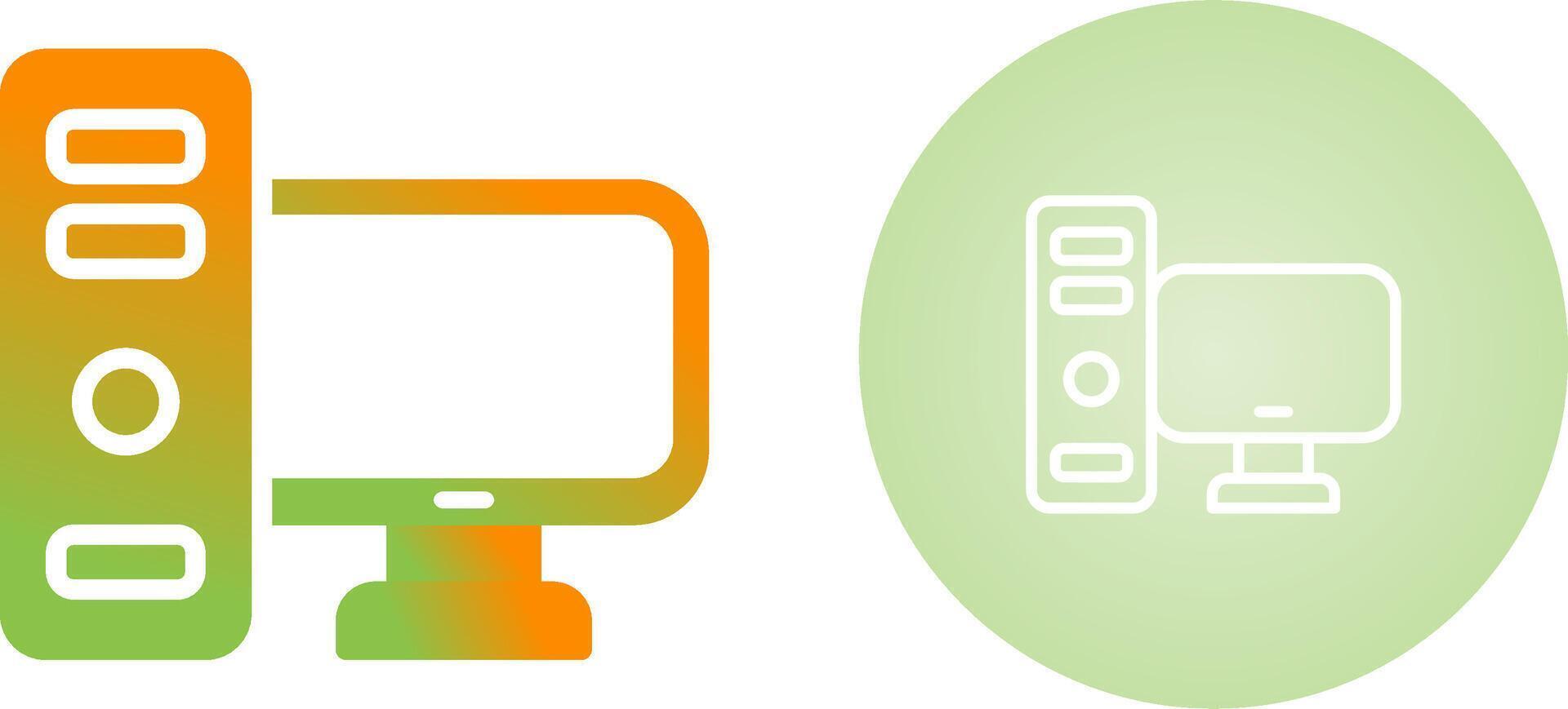 Computer Vector Icon