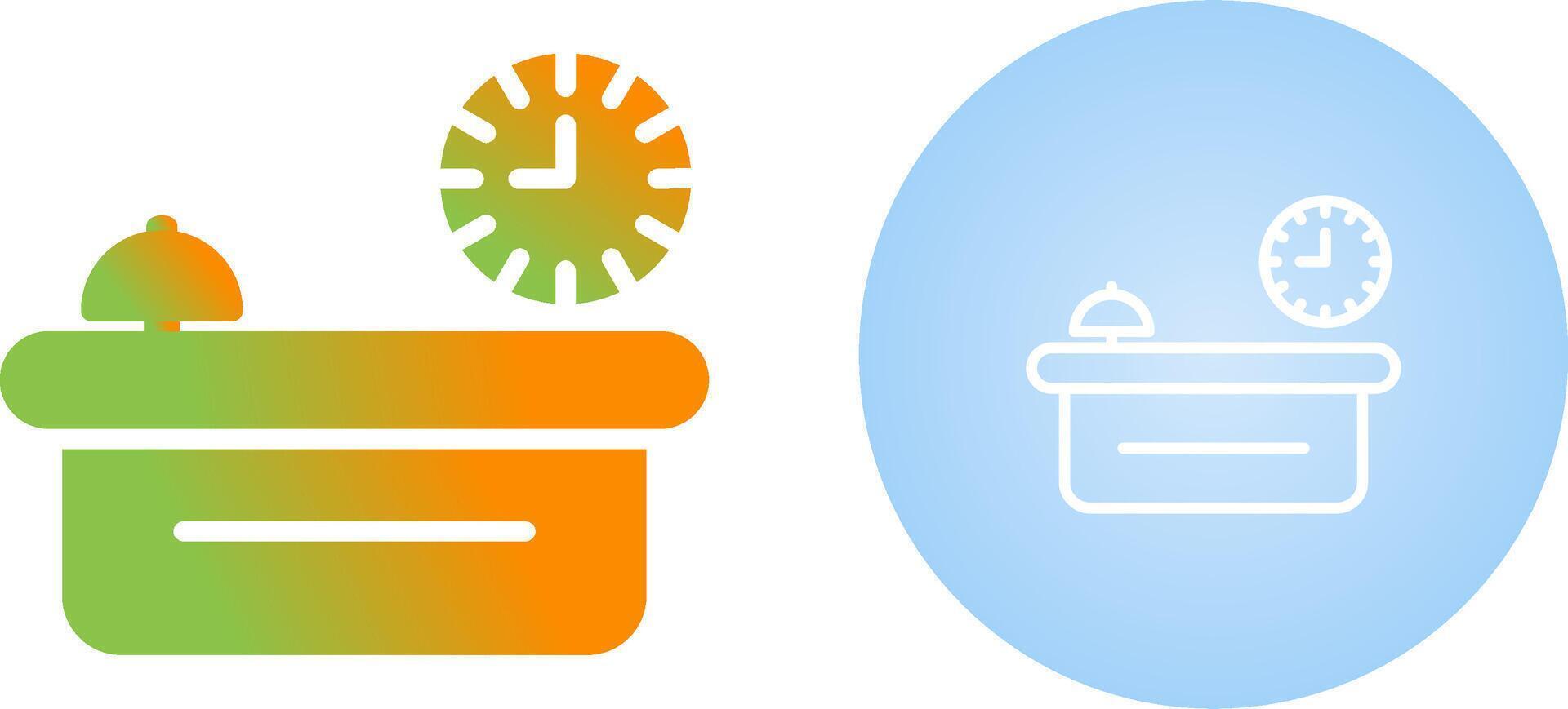 Customer Service Counter Vector Icon
