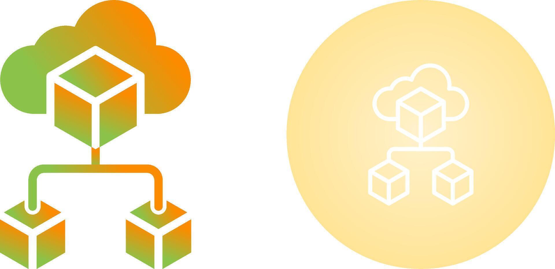 Cloud Infrastructure Vector Icon