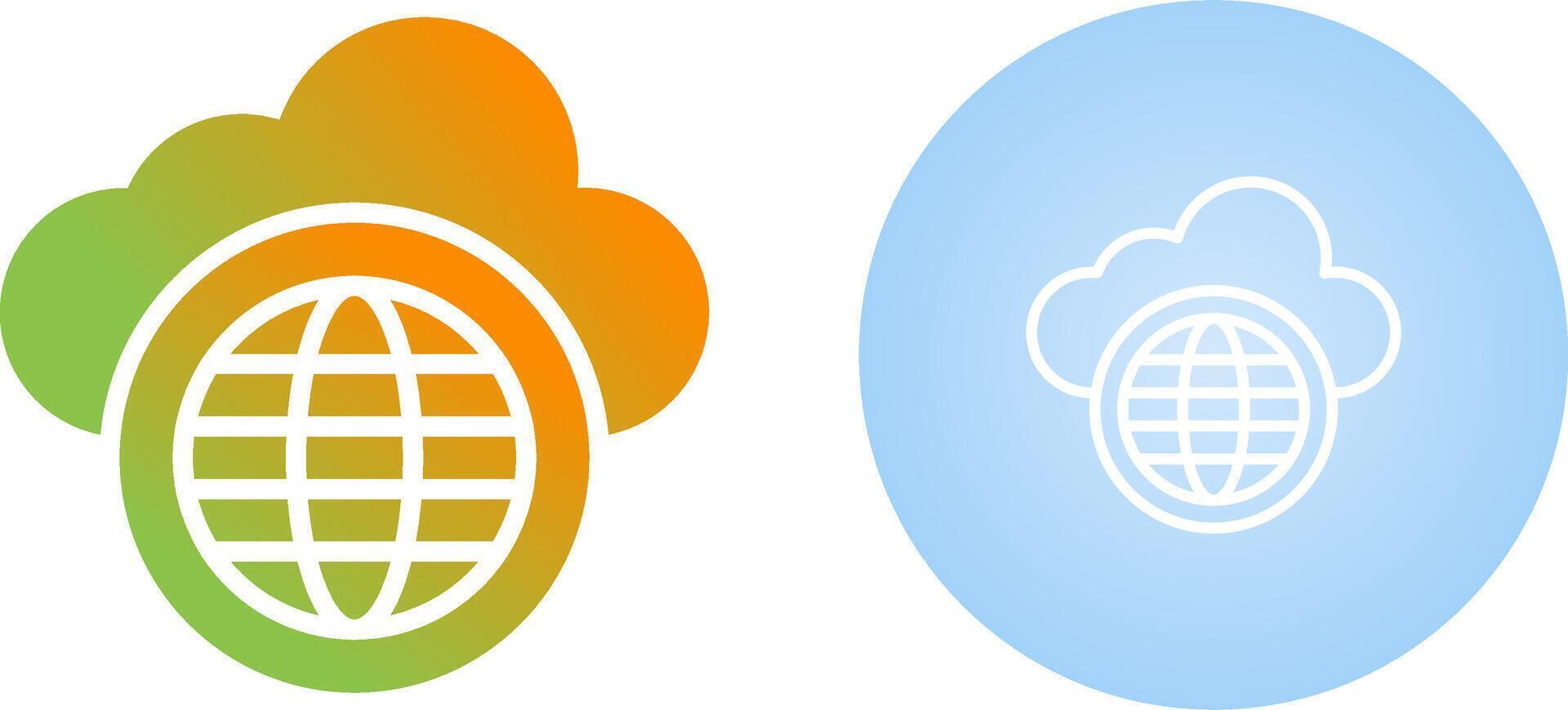 Cloud Network Vector Icon