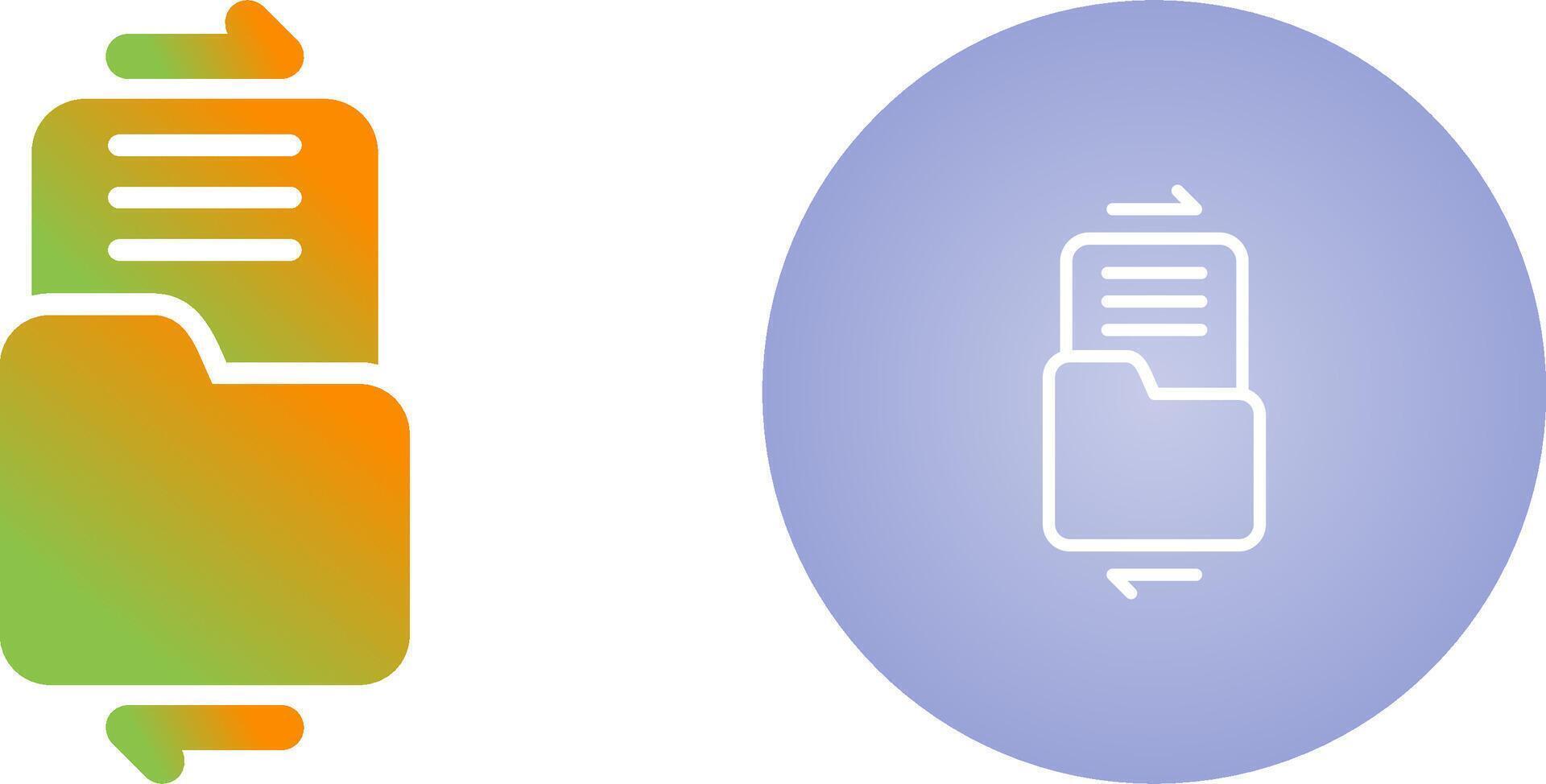 File Sharing Vector Icon