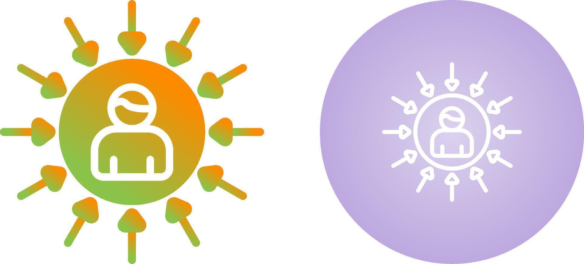 User Centered Design Vector Icon