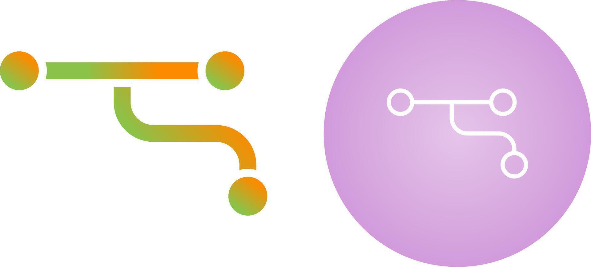 Divergence Vector Icon