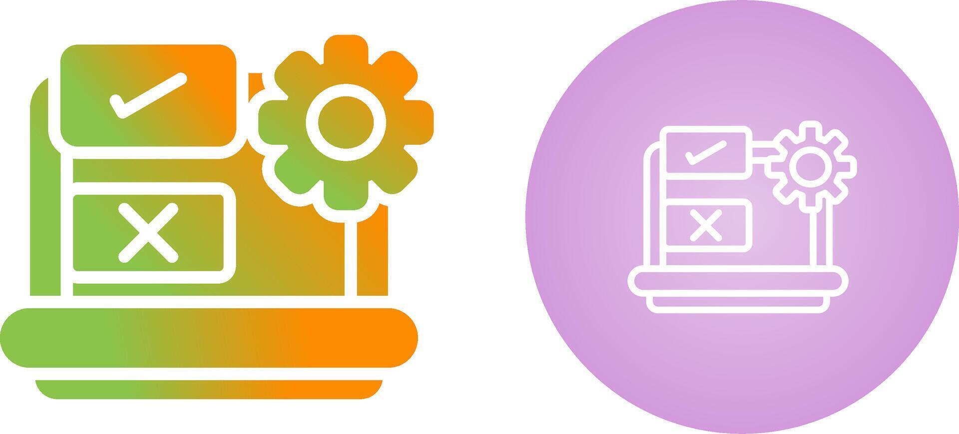 User Testing Vector Icon