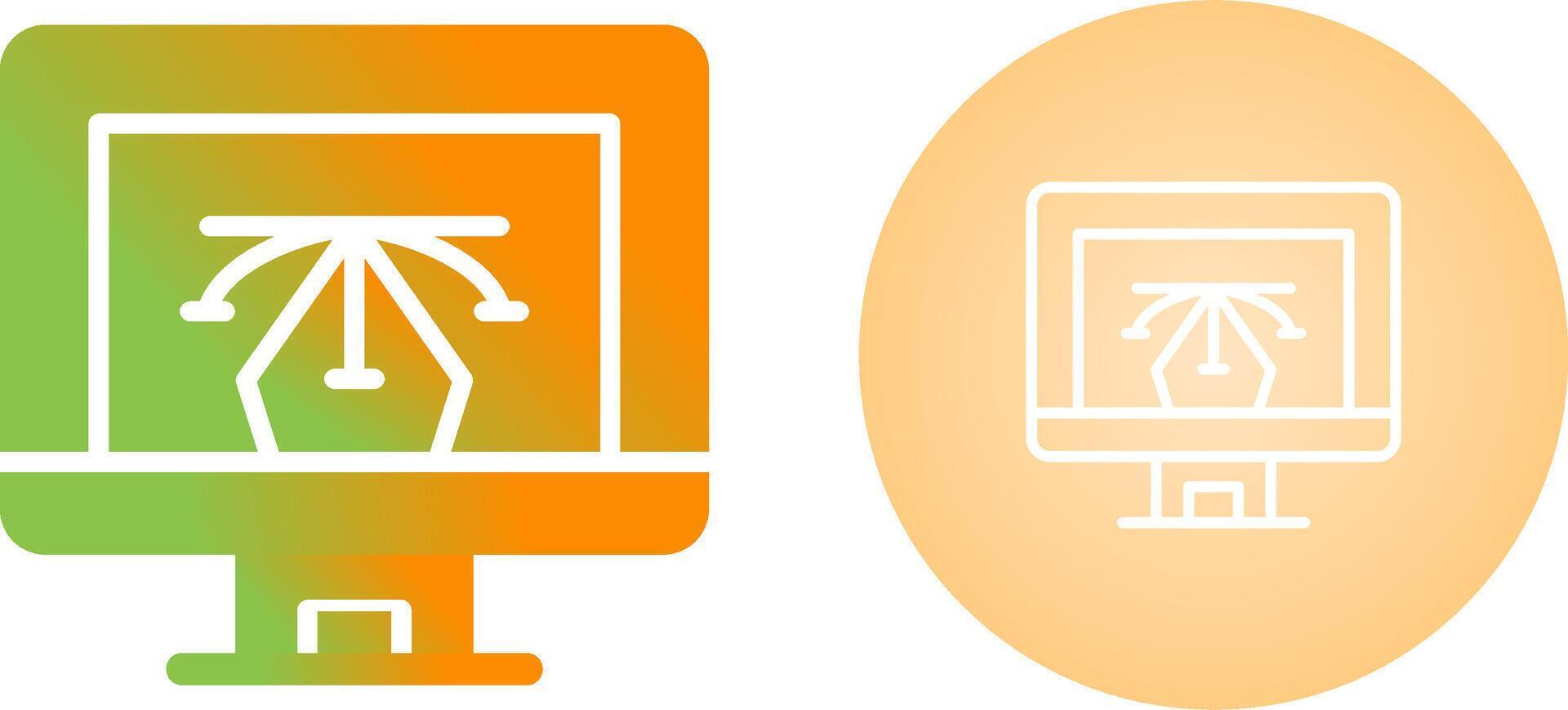 Unique Two Icons Set vector
