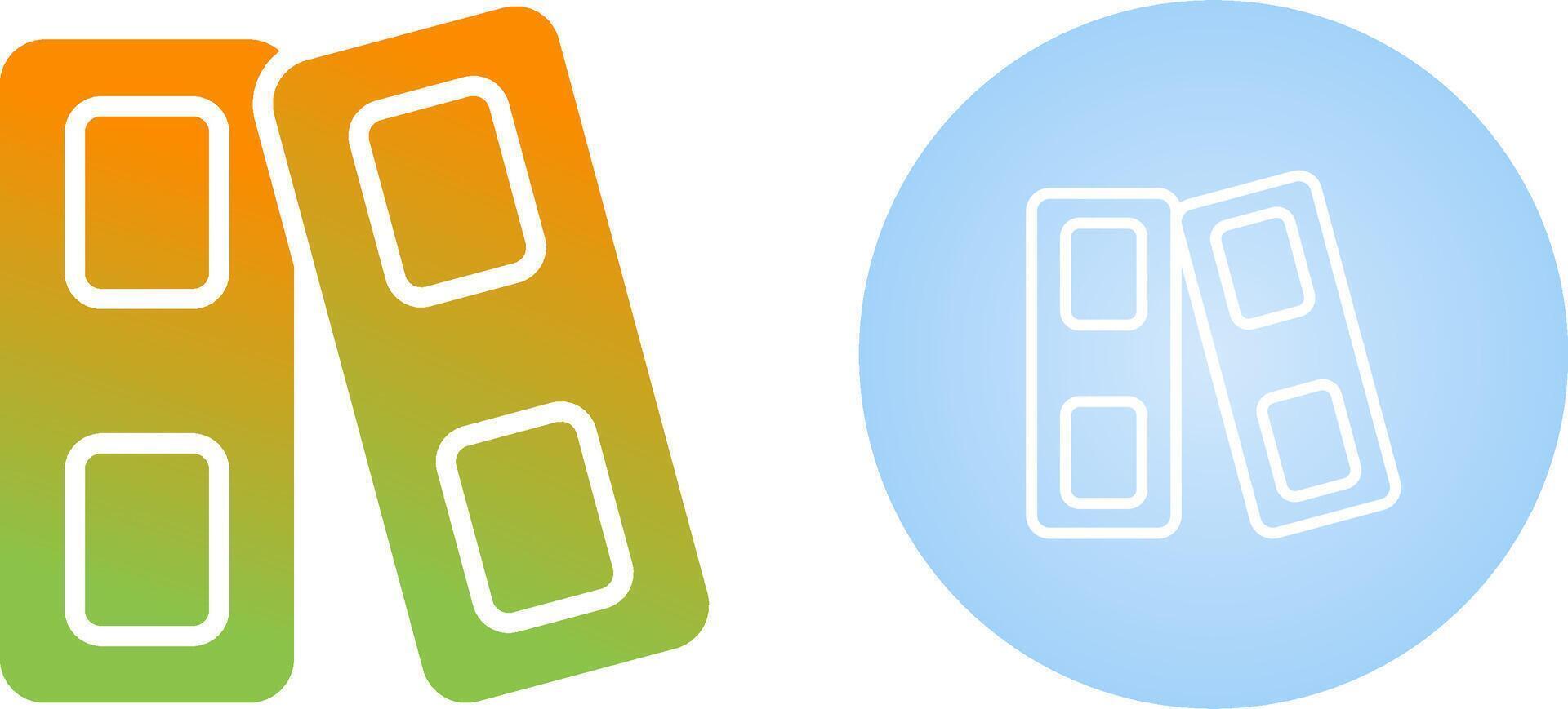 Unique Two Icons Set vector
