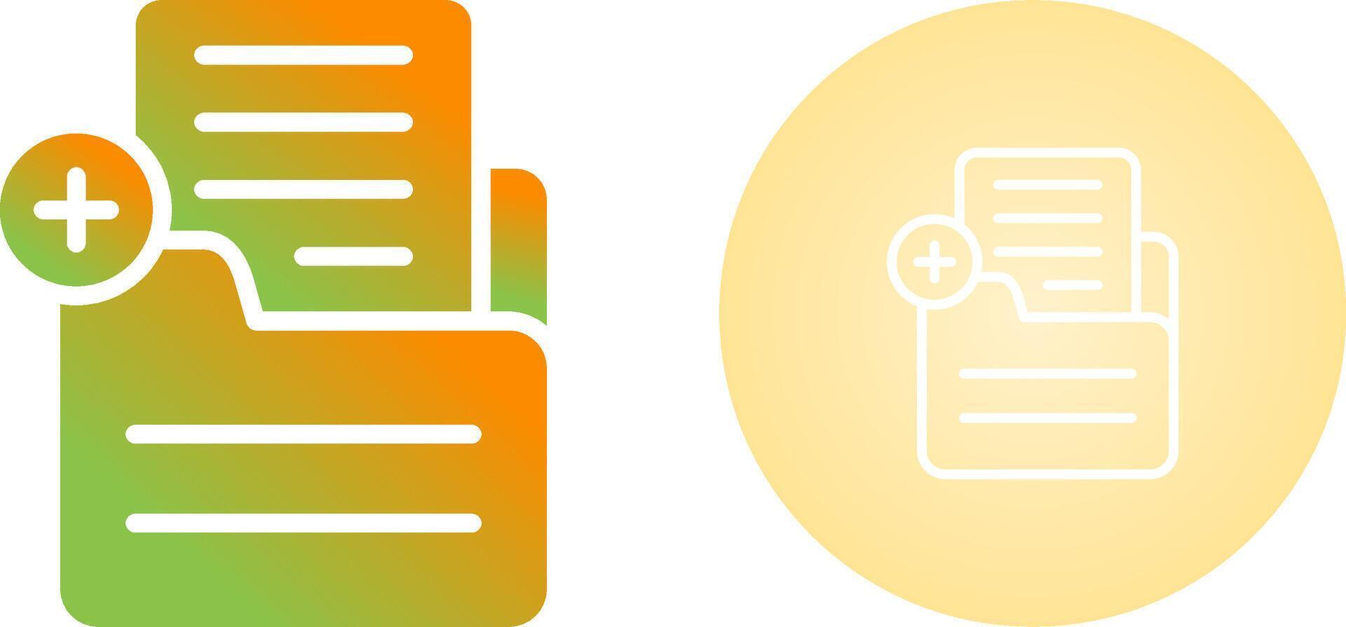 Document Add Vector Icon