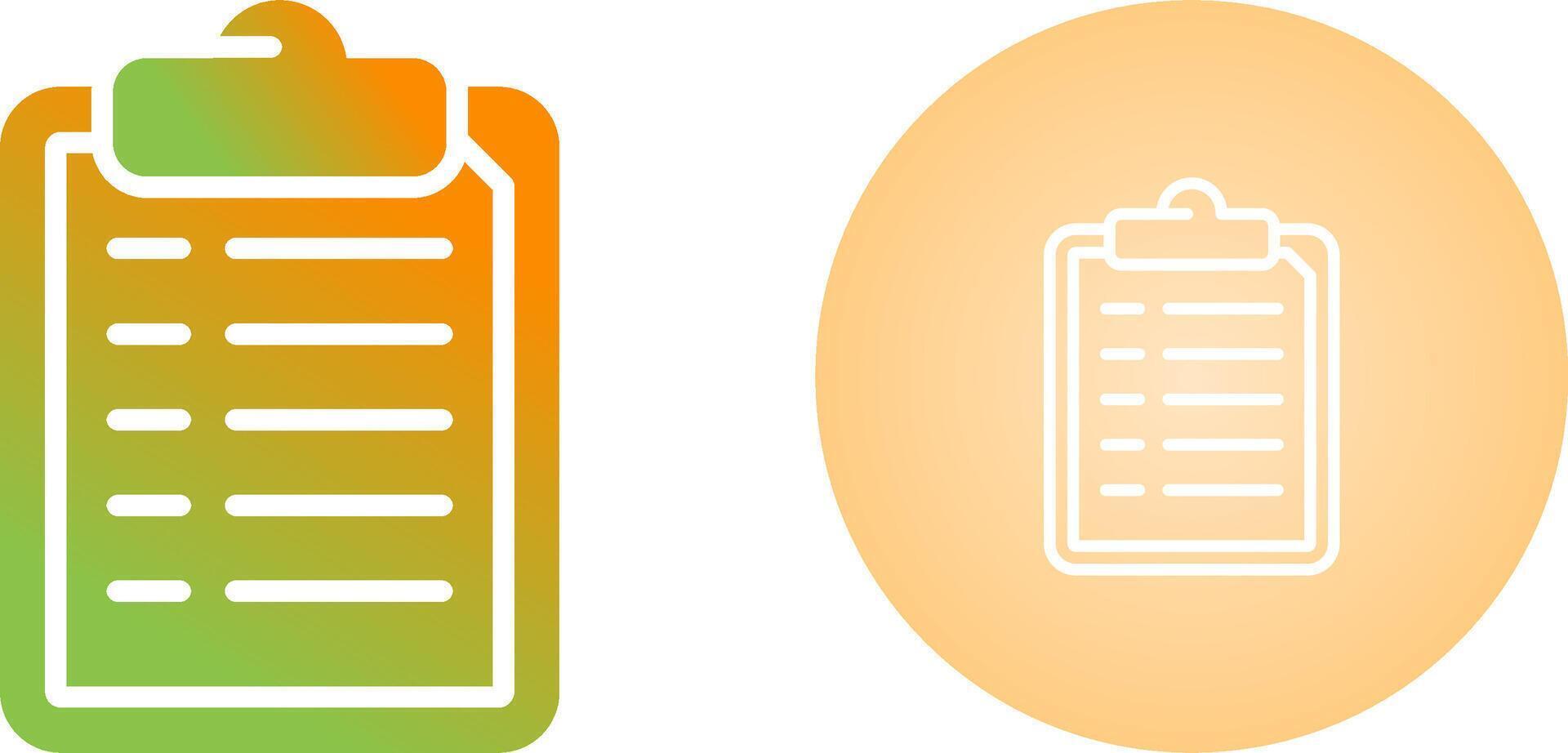 Clipboard with documents Vector Icon