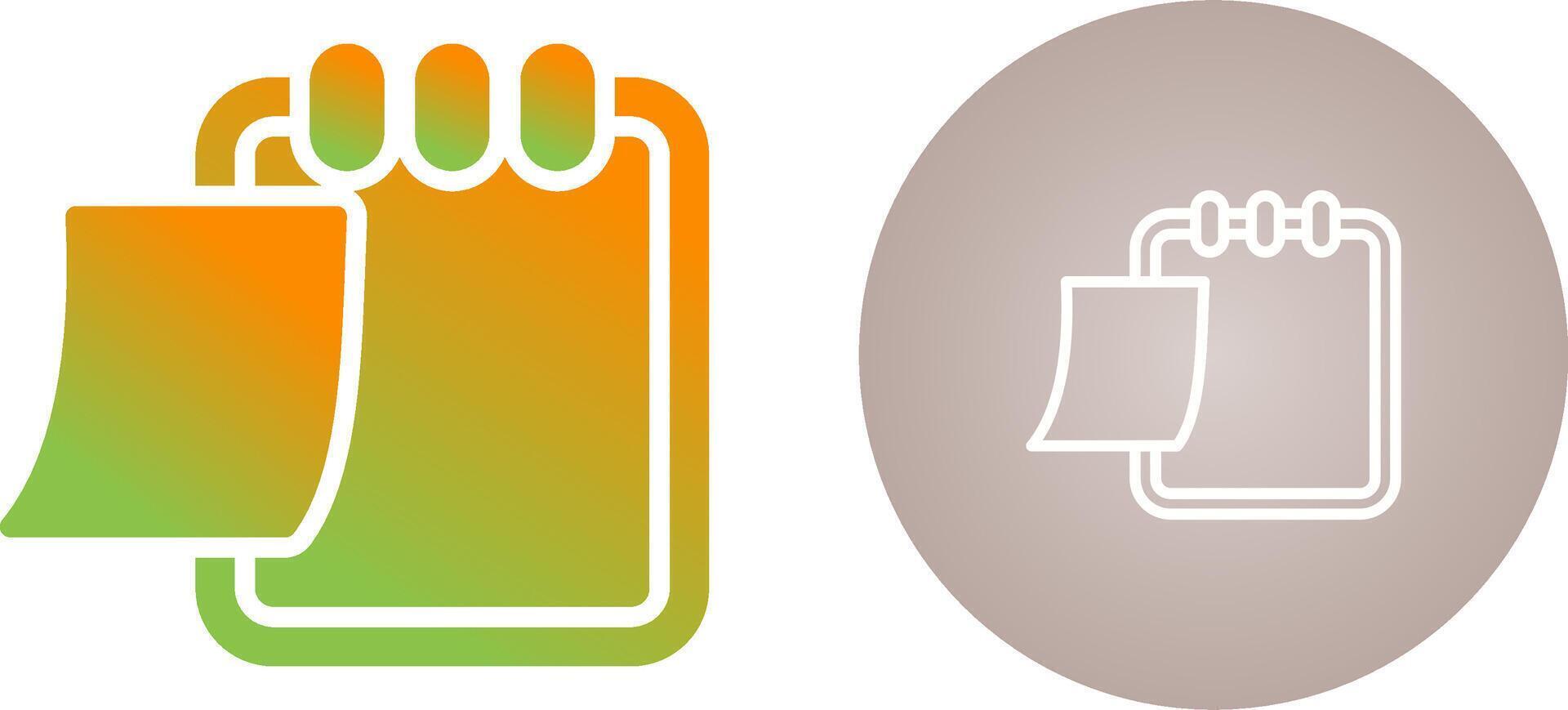 Writing pad Vector Icon