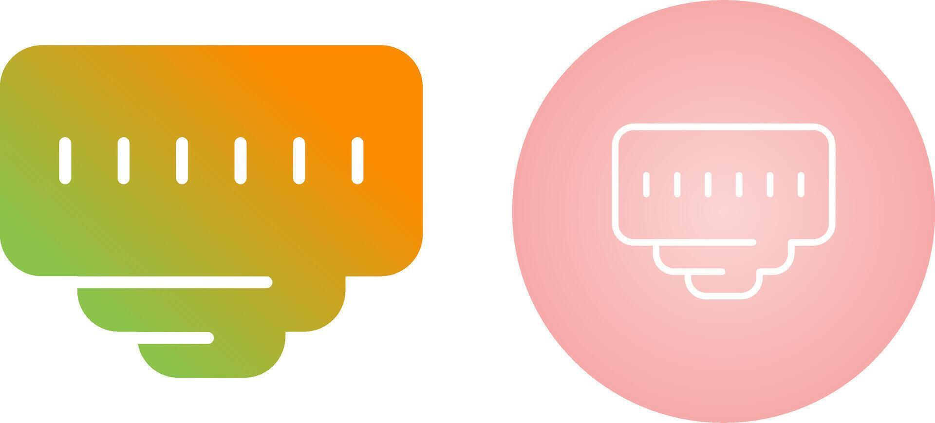 Ethernet Port Vector Icon