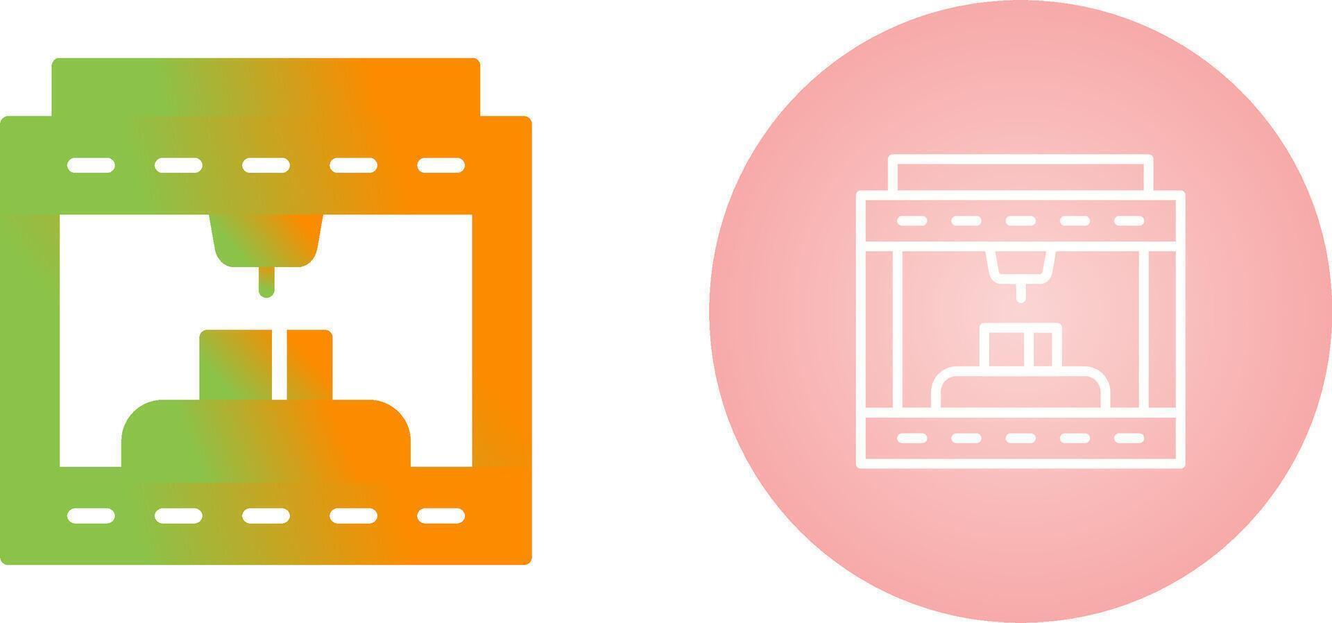 3d Printing Vector Icon