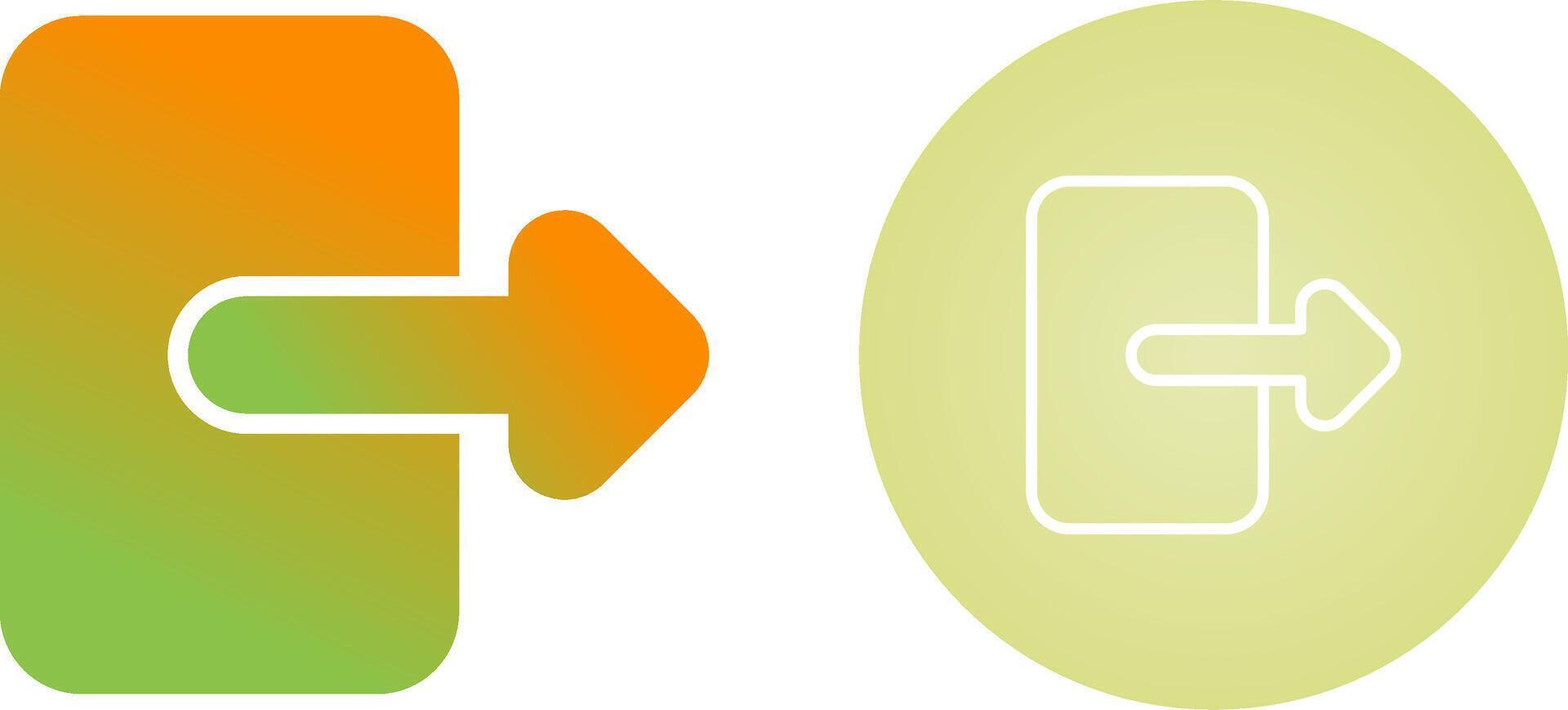Exit Vector Icon