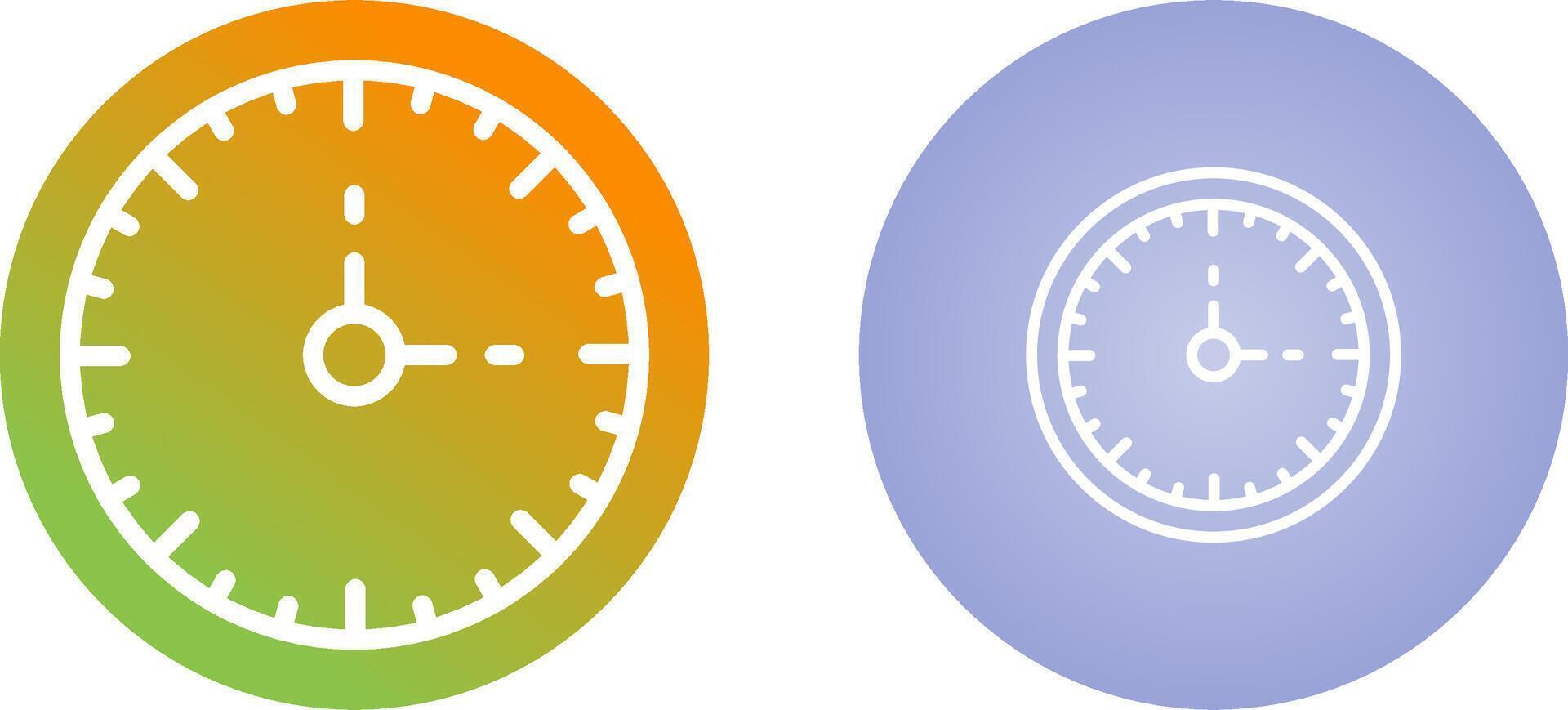 Clock Three Vector Icon