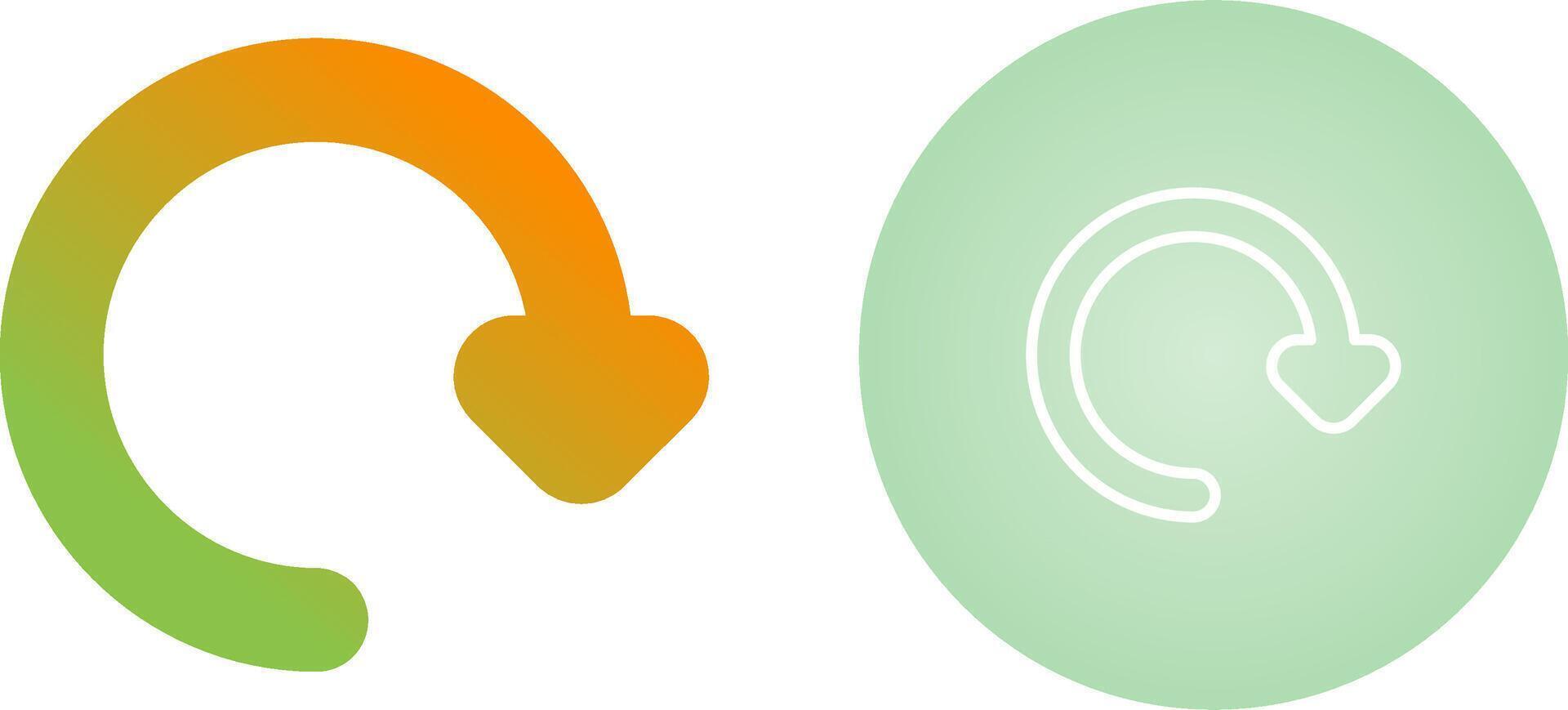 Rotate Right Vector Icon