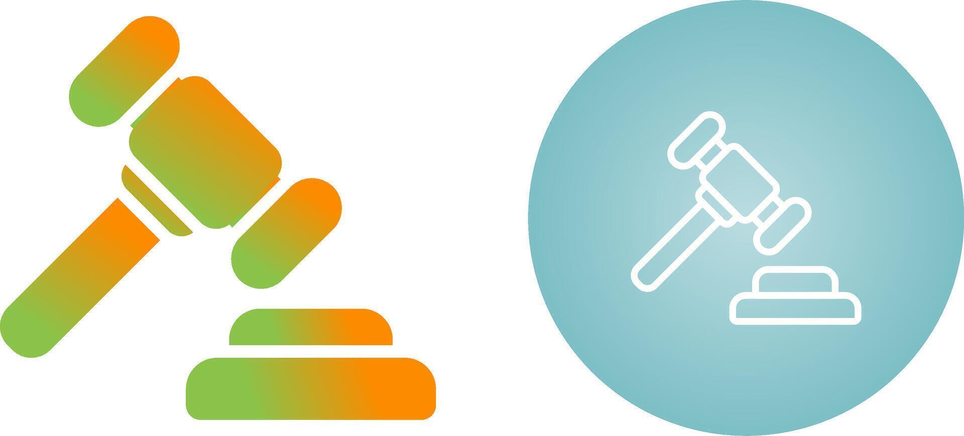 Gavel Vector Icon