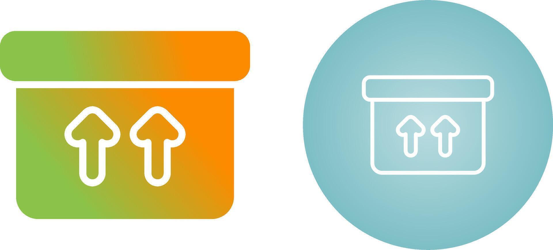 Box Up Vector Icon