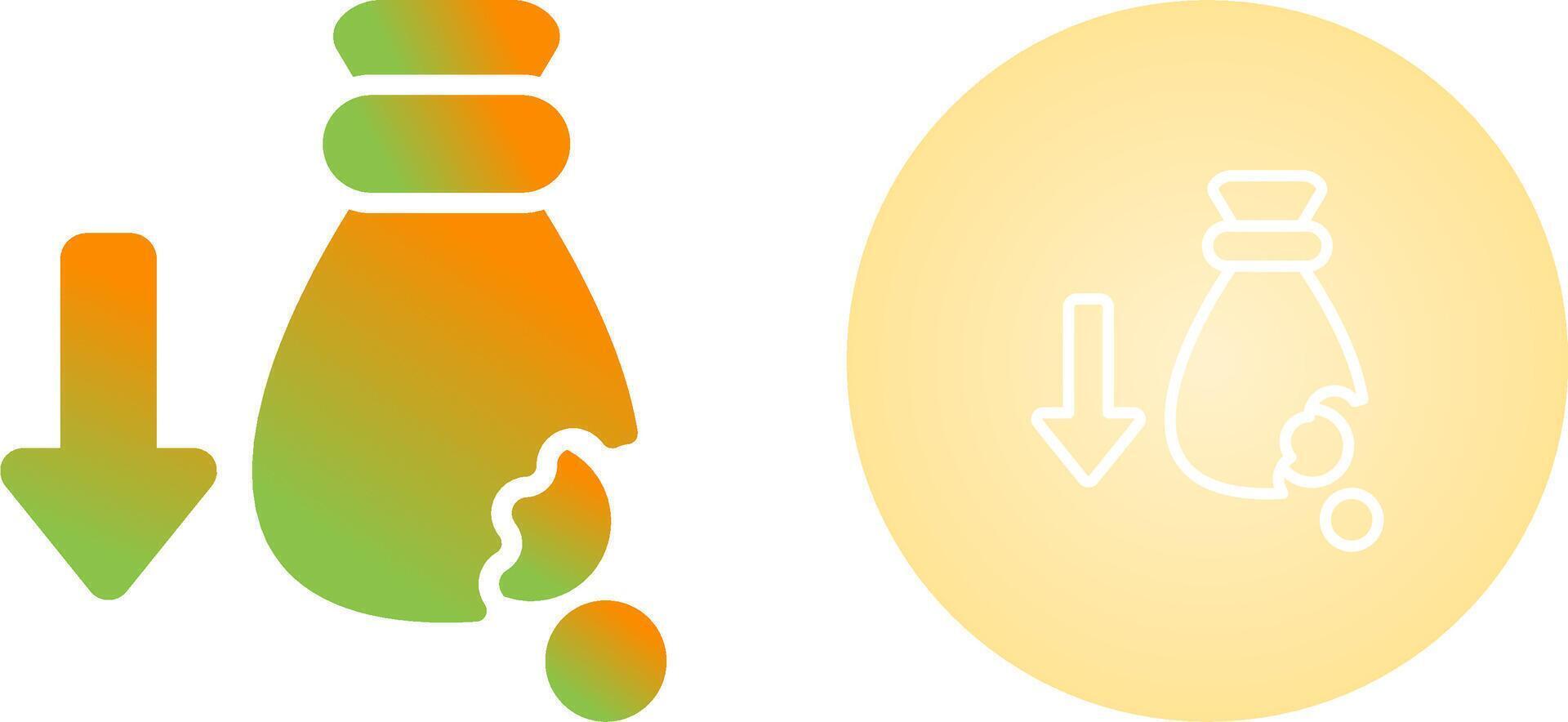 Financial Loss Vector Icon