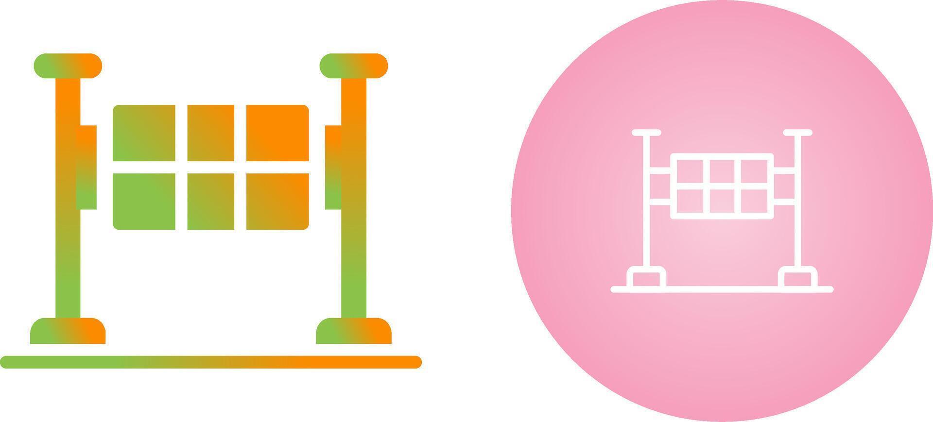 Finish Line Vector Icon